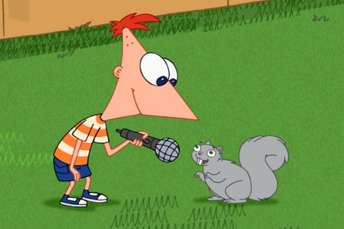 Hey Ferb.. what are we going to do today? .. I'm starting to feel bored and boredom is something that i can't stand.