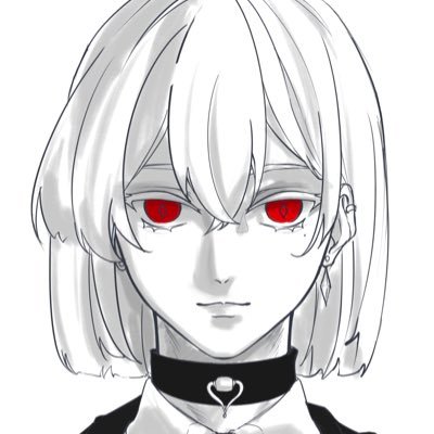 EnvieNoir's profile picture. not good at drawing. english is not my first language