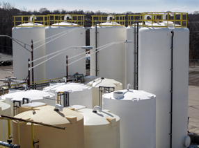 We offer fiberglass & polyethylene tanks, frp composites & complete tank systems for chemical companies, wastewater plants. Line card on web. 1-815-744-1960