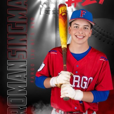 6’3”, 190lbs, 8th grader at Sacred Heart/Shanley, Baseball & Football, 3.6 GPA, 23” in vertical, 190lb bench, 255lb squat, 155lb hang clean.