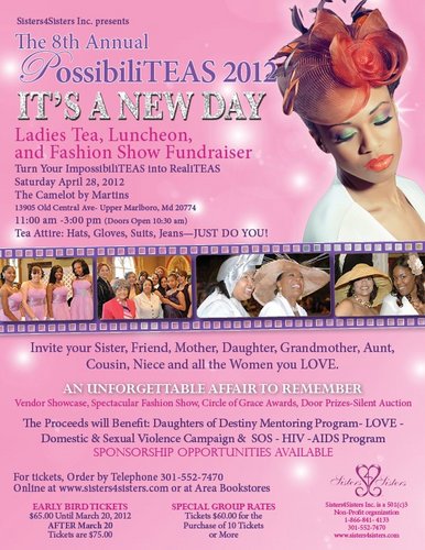 This annual Tea & Fashion Sh is dedicated towards helping Sisters4Sisters, Inc. continue its mission towards empowering women and girls with essential services.