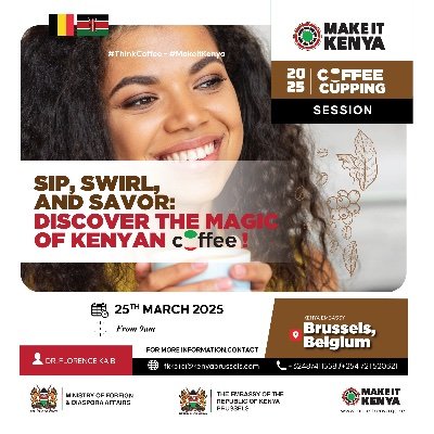 Official tweets from the Embassy of the Republic of Kenya to the Kingdom of Belgium, Mission to the EU, OACPS & World Customs Organization