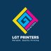 LGT Printers (@lgtprinters211) Twitter profile photo LGT Printers (@lgtprinters211) Twitter profile photo