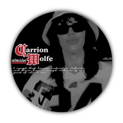 ⋆₊ ♱ ⠀ parody of https://t.co/nkRlabwWG1╱ ⠀ crimson ⠀ paints ⠀ my hands ⠀— ⠀ coating ⠀ them ⠀ in ⠀ the ⠀ blood ⠀ of ⠀ all my ⠀ enemies. * ⠀ carrion s. wolfe