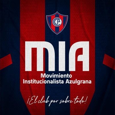 MIA: Movimiento Institucionalista Azulgrana. Buscaremos fortalecer la estructura de una institución líder del fútbol paraguayo como lo es Cerro Porteño.