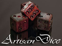 Bespoke dice and accessories handcrafted to suit the discerning gamer. #castwithclass
