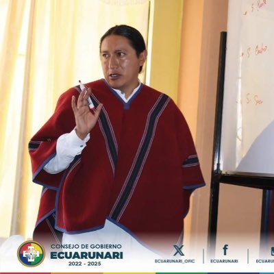 AinaguanoAlbert's profile picture. Presidente de @Ecuarunari_ofic, Ex Presidente de Chibuleo San Fco., Fundador de Interculturalidad @PUCE_Ecuador. Defensor de los Derechos Colectivos