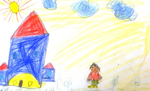 We are a junior and senior infant class in Merlin Woods Primary School,  Galway.