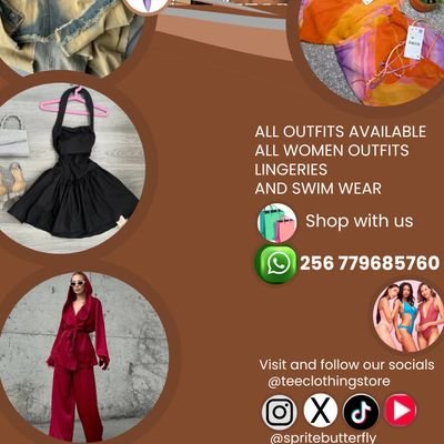 Tee fashion store. 🛍️🛍️
shop with us on 0779685760/0726517471
and follow us on Instagram at @ teezclothingstore
