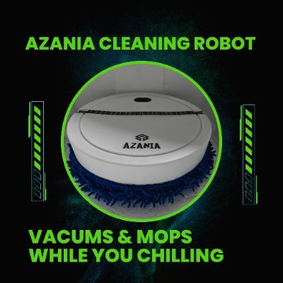 An average person spends over 14 Hours a week on mopping floors. Save times and Get An Azania Cleaning Robot.
