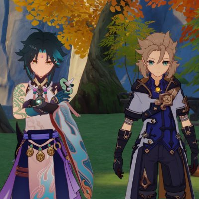 vermillion_snow's profile picture. This account is dedicated to posting the ship between #Xiao & #Albedo from #Genshinlmpact