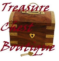 Treasure Chest is an online Boutique that offers VINTAGE. 1 of a kind. & modern items such as: clothing, shoes, jewelry, accessories, home decor, & more!