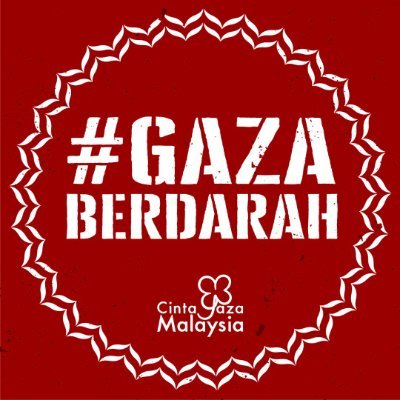Official twitter account Persatuan Cinta Gaza Malaysia 🇵🇸 | Read | Feel | Respond | Click to donate! https://t.co/hY0pvqsIzJ