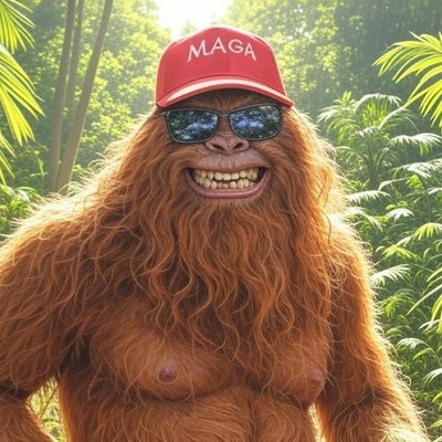 AmericaBigfoot's profile picture. MAGA-Squatch is on the loose!
