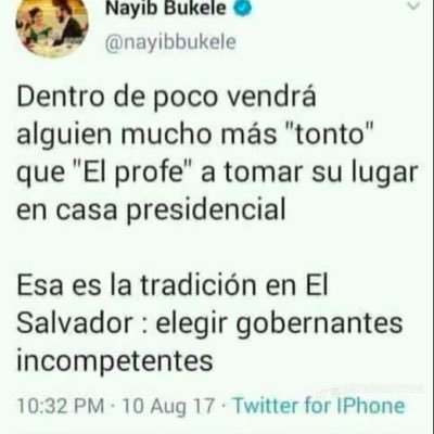 vatoazul72's profile picture. El Salvador será la finca republicana de Donald Trump, presente presente por la plata, o quizás oro.  Anda urgido el pelele