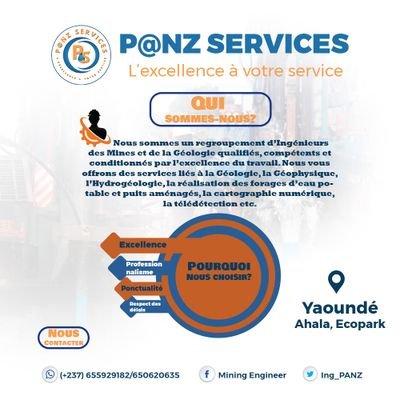 #Ingenieur des Mines
#follow for follow back.
Pour la réalisation de vos forages d'eau potable, puits aménagés, études géophysiques contactez le 650620635