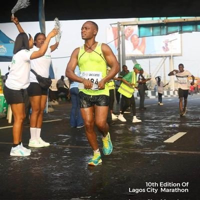 A proud Runner! Fitness instructor and CEO Adekunle fitness club yaba.The pain is our gain!