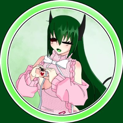 ReinaGreennie's profile picture. ✧》Reina de @VtubeLegacy 👑​💚
✧》ESP/ENG「🇪🇸」✨
✧》VTUBER
✧》「 🎨: #ReinaGreennieArt 」「 🔞: #ReinaGreennieNsfw 」
