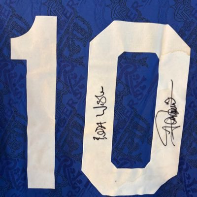 Looking to add as many match worn Rangers tops as possible.