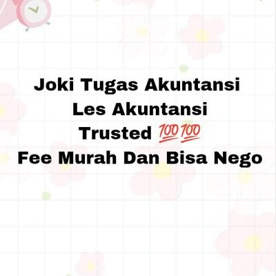 Buka Jasa Joki Tugas Akuntansi | Tugas Siklus Akuntansi | Ujian Realtime Akuntansi | Les Akuntansi | Jasa Joki Terpercaya | IPK : 3,97