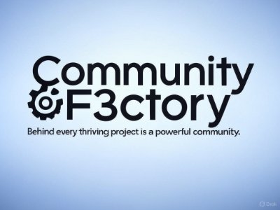 Behind every thriving project is a powerful community. ⚙️
We’re the workshop behind the scenes. 🏗️
Welcome to Community F3ctory.