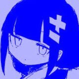 pearlbutblue's profile picture. absolute blue lesbianism brainrot. | blue | i play blue rhythm games | blue/blue | 💙