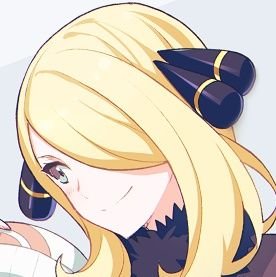 Sinnoh's Pokémon League Champion. An studious archeologist with a high curiosity for myths, a woman with an obsession for ice cream. Disaster in tidying up.