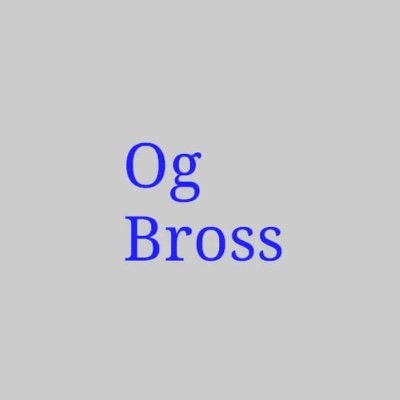 og_bross's profile picture. Digital Entrepreneur📊🏦