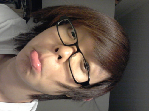 Tilt your phone or your head. HAHAHAHAHA.