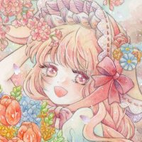 専用　手描きイラスト 春色チャイナ 水彩画　オリジナル 専用 手描きイラスト 春色チャイナ 水彩画 オリジナル Yahoo