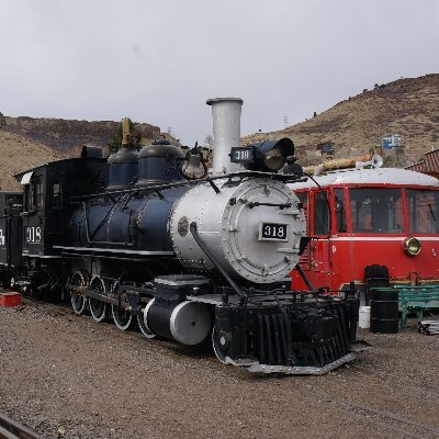 train 👍 instagram: thecanadianrailfan Bridget the Bridget Volunteer at the Colorado Railroad Museum 🏳️⚧️
