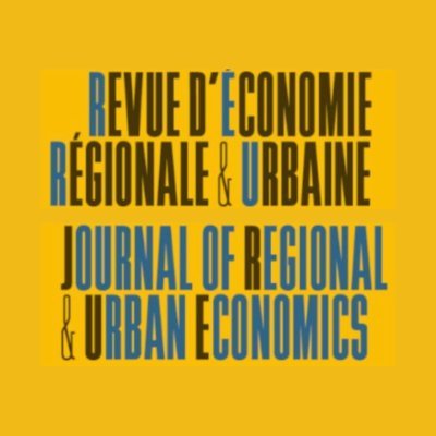 Fil officiel de la Revue d'Economie Régionale & Urbaine, principale publication francophone en science régionale. Revue officielle de l'ASRDLF