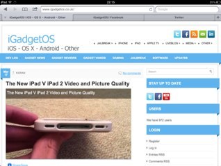 iGadgetOS is a site with over 1000 users and keeps you informed with the latest gadget news