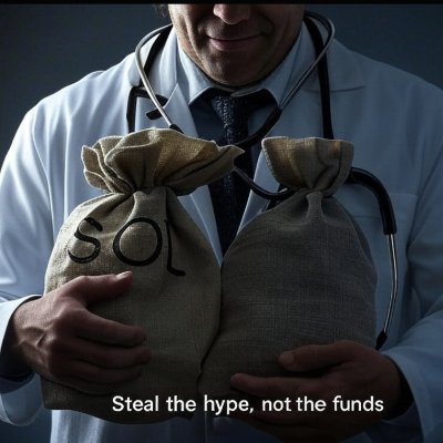 Born from the ashes of Nairobi Biggest scam, $HEIST is the cure for centralized greed. SOL powered chaos!! Nairobi Hospital took money,but we're taking the hype