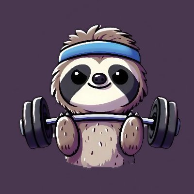 Sloth Fitness - where the only sweat you break is from trying to lift a finger. Official S Token