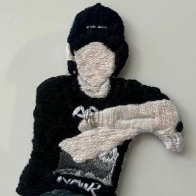 趣味でビッケブランカをモチーフに刺繍してます🪡山池温泉遠泳中(@tanigood1) 夢はビッケ刺繍個展Instagram 🧢→ https://t.co/WuhRNR0Xmr