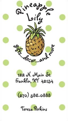 pineapplelily's profile picture. Giftshop, bridal registry, baby registry, and personalized monogram items.