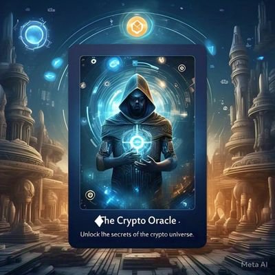 TheeOraclell's profile picture. Web3.0 Expert 😎- Community Manager, Moderator, Social media manager, Content Creator, Marketer .........
#Web3.0 
#Blockchain Technology 
#Crtptocurrency