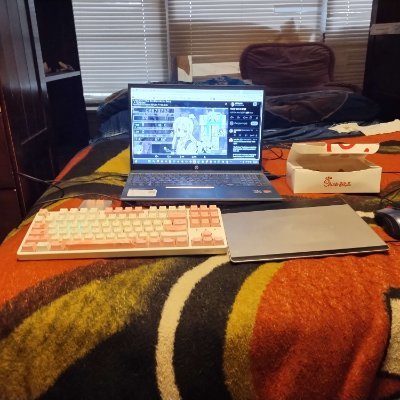 Hidden full area Tournament player who plays on a laptop