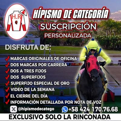 Nuestro Concepto: Análisis de Carreras Caballos Pura Sangre, Variantes de Pista, Detalles de Vídeos, Ejercicios y Ajustes, Todo Lo Concerniente al HANDICAPPER
