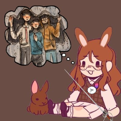 my existence is a scandal // that one bunny agent in locknation // art done by the lovely @lavenderghostco !!