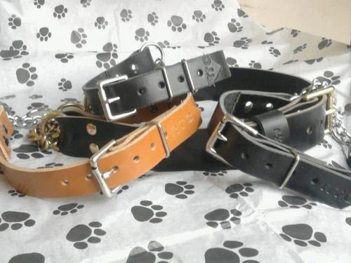 a company in kings Lynn, Norfolk, specialising in handmade leather martingale dog collars, leads and show sets.