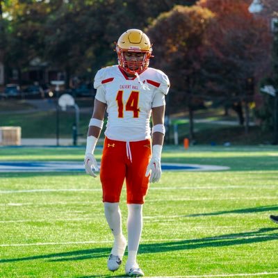 NICKEL/OLB @ DeMatha Catholic High School | 6’0 185lbs | 27’ | 3.34 GPA | 4.6 40 |📱: (443) 431-9127 | NCAA ID 2507663564