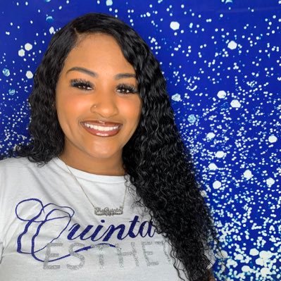 CEO @Quintaaa__ | Products Available🌟IG:Quintaesthetics__💙 | Services: Waxing + Vajacials, Brow Tint, Lash Clusters, & Teeth Whitening🩵