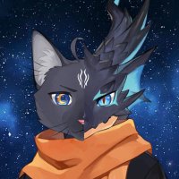 黒猫龍星 @VTuber (@kokubouryusei) Twitter profile photo