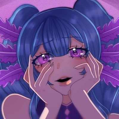 Hazy 🫧💜🔪| Yandere Axolotl Profile