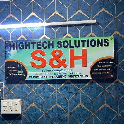 HighTech_Inst's profile picture. S&H HighTech Solutions is a premiere institute and company in IT Industry. Our institute is a premier destination for professional education.