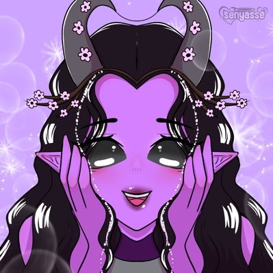 goth tiefling who streams on twitch • spam @tieflingxgoth • banner @Hira__Su pfp @Jessi_Senaysse • w/rocking dice 🎲 MR