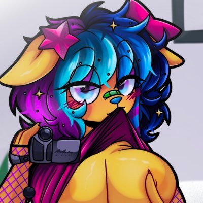 spinsparkle97's profile picture. hi I’m a sparkle dog named Spin, I’m part of a DID System and I love picking my nose *she rubs her nostrils* I’m trans/pansexual, I am also a futa 🏳️‍⚧️🏳️‍🌈