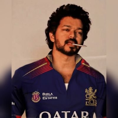 ibutracker's profile picture. Thalapathy Vijay, King Kohli, TVK, RCB
